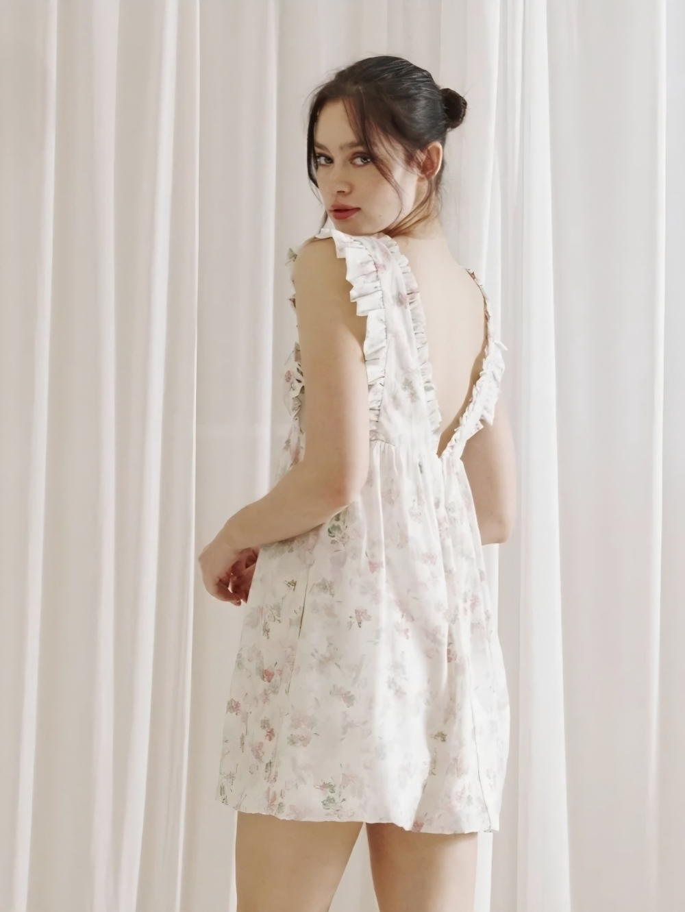 Storia Ambrose Cherry Blossom Babydoll Dress